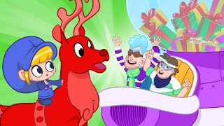 Bandits Steal Santas Reindeer On Christmas  Holiday Cartoons For Kids  Morphle vs Orphle Channel [upl. by Cusick756]