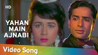 Yahan Main Ajnabee Hoon  Shashi Kapoor  Nanda  Jab Jab Phool Khile  Bollywood Classic Songs [upl. by Irim]