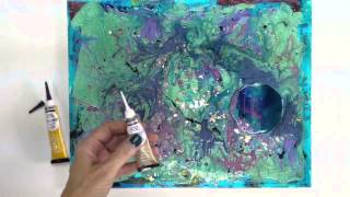 Pebeo Cerne Relief Paint How To with Tristina [upl. by Ffilc982]