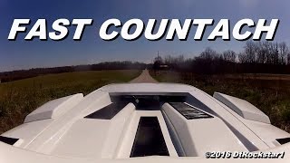 Lamborghini Countach Wide Open Throttle Accelerations [upl. by Ahens]