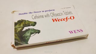 Cefixime with Ofloxacin tablet Use hindi Wecef  O tablet Uss dose side effects review [upl. by Perice]