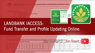 LANDBANK IACCESS Fund Transfer and Profile Updating Online [upl. by Kirre297]