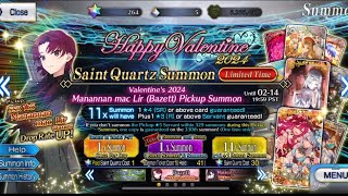 FGO NA Mannanan mac Lir Bazett Rolls  Valentine Event 2024 [upl. by Anekahs]