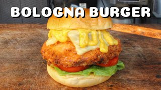 FRIED BOLOGNA CHEESEBURGER with PINEAPPLE  SMASH or PASS  0815BBQ  International [upl. by Silyhp]