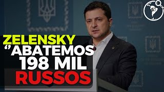 Trump e Zelensky discutem a Paz I Zelensky abatemos 198 mil russos [upl. by Alesig]