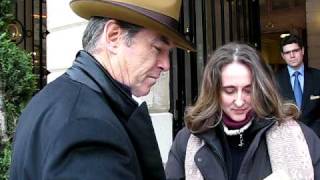 Pierce Brosnan signing autographs in Paris February 2010 [upl. by Nerej]