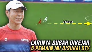 LEBIH CEPAT DARI ATLIT LARI 😱 Inilah 5 Pemain Timnas Dengan Kecepatan Diatas RataRata [upl. by Ruenhcs293]