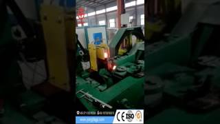 Auto hot forging bolts head induction heating machine [upl. by Amlet]