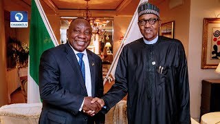 Buhari Meets With South African And Beninois Counterparts [upl. by Anoet]