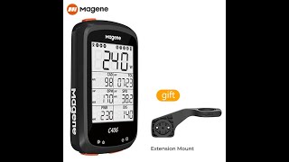 Magene C406 GPS Bike Computer Wireless MTB Road Bicycle Speedometer Waterproof Bluetooth Ant [upl. by Geraint167]