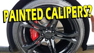 Different Ways to Paint Brake Calipers Vlog [upl. by Rednas]