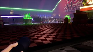 entrando en el roxy raceway  FNAF Security Breach11 [upl. by Anaeg450]