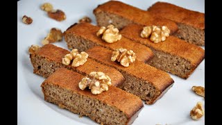 Makkelijke Walnotencake met 3 Ingrediënten Glutenvrij [upl. by Oettam]