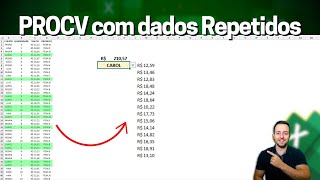 Adeus PROCV 🤣 Nova Solução Fácil  Procv com Dados Repetidos  Planilha Grátis Excel [upl. by Munniks]