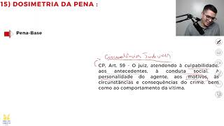 Direito Penal  Dosimetria da pena 12Âª Parte [upl. by Wait]