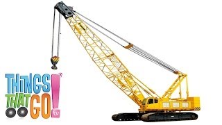 CRANE   Trucks For Kids  Things That Go TV [upl. by Navy]