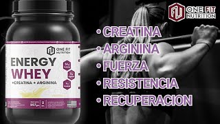 ENERGY WHEY de ONE FIT NUTRITION [upl. by Sucramaj936]