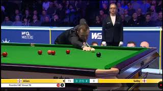 Mark Allen a maximum Break 147 The masters 2024 [upl. by Shutz]