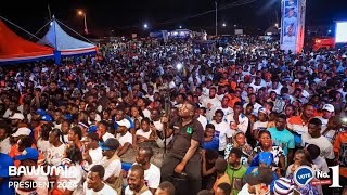 Sunyani goes crazy as BawumiaBaffour Awuah gets unbelievable crowd during campaign [upl. by Eittak924]