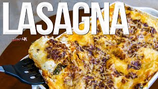 Lasagna Recipe and the Best Bolognese Sauce  SAM THE COOKING GUY 4K [upl. by Yleen]