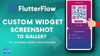 FlutterFlow Custom Widget Screenshot to Users Device  Walkthrough [upl. by Niltyak]