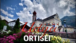 Ortisei probably the most beautiful ski resort of Italy Dolomite Alps [upl. by Sukram458]