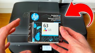 How To InstallReplace HP 63 Ink In Your Printer [upl. by Borchers463]