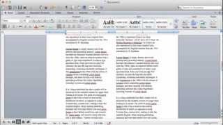 How To Create Columns In Microsoft Word [upl. by Yniffit]