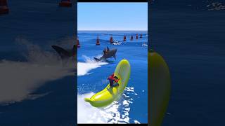 GTA 5  KELA BOAT VS SHARK BOAT IN GTA 5  shorts viral gta5 gta5 cartoon trending [upl. by Paulo974]