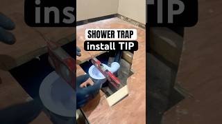 Shower trap install TIP how to set your shower trap [upl. by Bolton992]