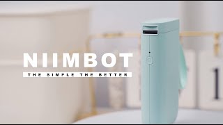 NIIMBOT D11 Label Maker with Wireless Technology ワイヤレステクノロジーを採用したNIIMBOTD11ラベルライター [upl. by Bara]