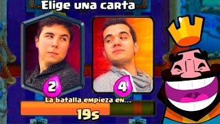 CLASH ROYALE  1 VS 1  Willyrex vs sTaXx  Elixir x2 y Elección [upl. by Adnohral]