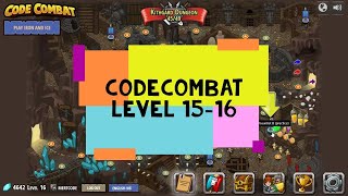 CodeCombat Kithgard Gates Dungeon Raider Dangerous Steps  Codecombat Level 15 Level 16 Python [upl. by Nawek872]