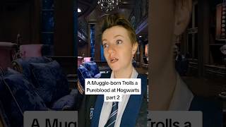 Muggleborn trolls a Pureblood at Hogwarts comedy harrypotter hogwarts tiktok [upl. by Oal]