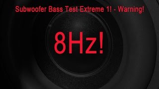 Subwoofer Test Extrem  Warning 408 Hz NEW [upl. by Gwenneth]