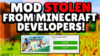 This Marketplace Mod Was STOLEN From Official Minecraft Developers😡 [upl. by Denae]