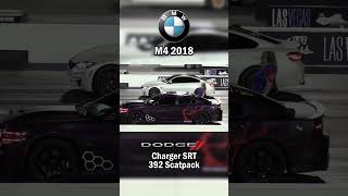 BMW M4 vs Scatpack 392  raceday [upl. by Radford]