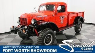 1952 Dodge Power Wagon for sale  3358 DFW [upl. by Esserac]