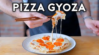 Binging with Babish Pizza Gyoza from Teenage Mutant Ninja Turtles [upl. by Lorrimor]