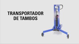 Transportador de Tambos  Manejo de Materiales [upl. by Angid]