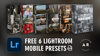 Free 6 Presets Part 4  Free Lightroom Mobile Presets  Free Presets  Lightroom Free Presets [upl. by Arat]