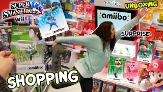 Amiibo Shopping w FGTEEV Mom amp Chase Surprise  Unboxing Super Smash Bros 4 WiiU  Wave 1 [upl. by Mikel]