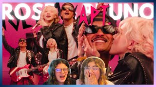 ⚠️ Screams ⚠️ Sisters react to ROSÉ amp Bruno Mars  APT Official Music Video [upl. by Rudman]