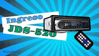 Stereo JSD520 Infinity Tech Bluetooth USB con control remoto [upl. by Lasky761]