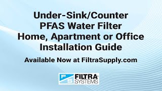 PFAS Water Filtration Kit  Home Installation Tutorial [upl. by Danie]