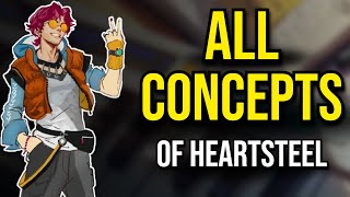 All Concepts of Heartsteel Skins amp Easter Eggs  League of Legends [upl. by Brahear]