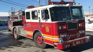 Mt Penn Fire Company Ladder 1 Responding 13119 [upl. by Ashbey]