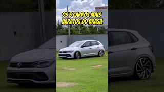 Os carros mais baratos do Brasil [upl. by Ellennoj]