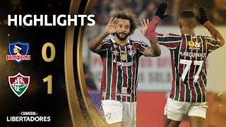 COLO COLO vs FLUMINENSE  HIGHLIGHTS  CONMEBOL LIBERTADORES 2024 [upl. by Jamima]