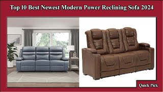 ✅ Top 10 Best Newest Modern Power Reclining Sofa 2024 [upl. by Ogren79]